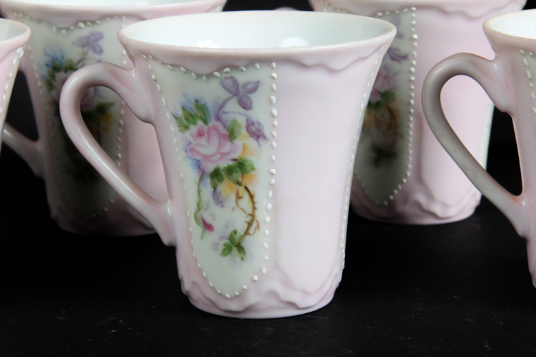 Vintage Handpainted Ceramic Tea Set