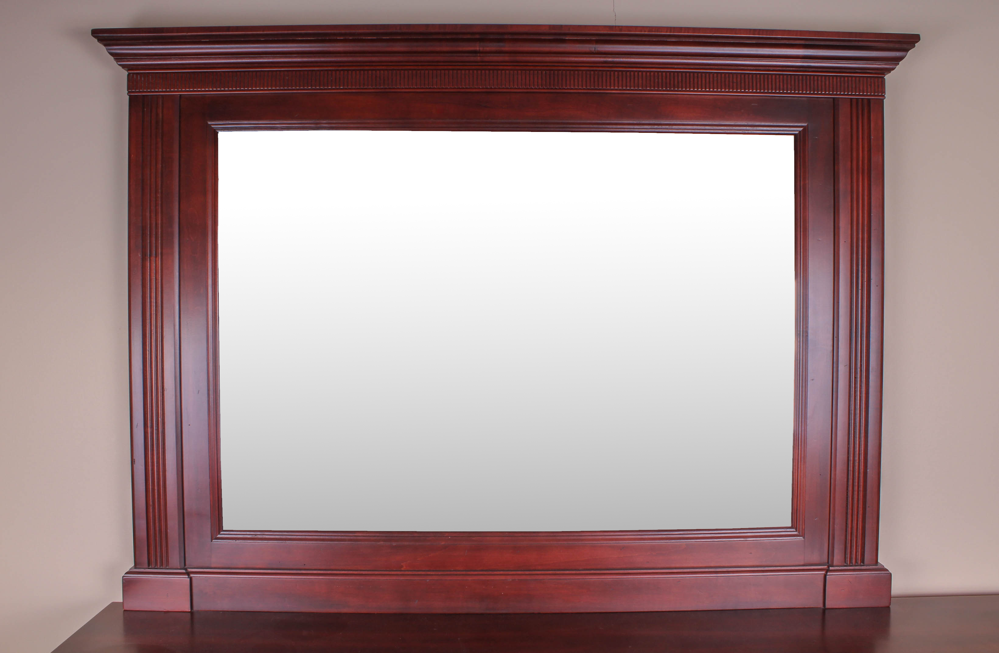 Durham Furniture Cherry Finish Dresser with Mirror