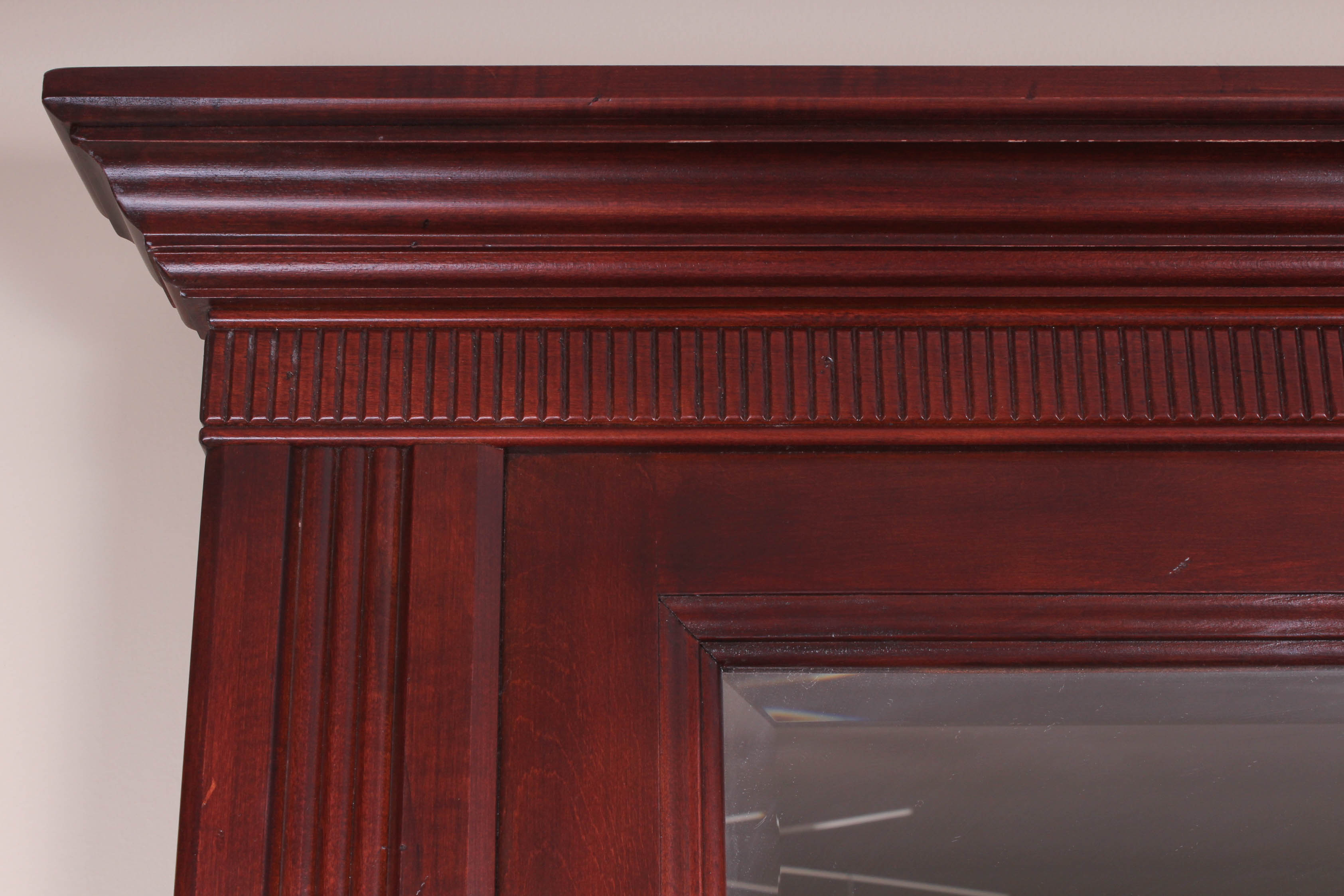 Durham Furniture Cherry Finish Dresser with Mirror