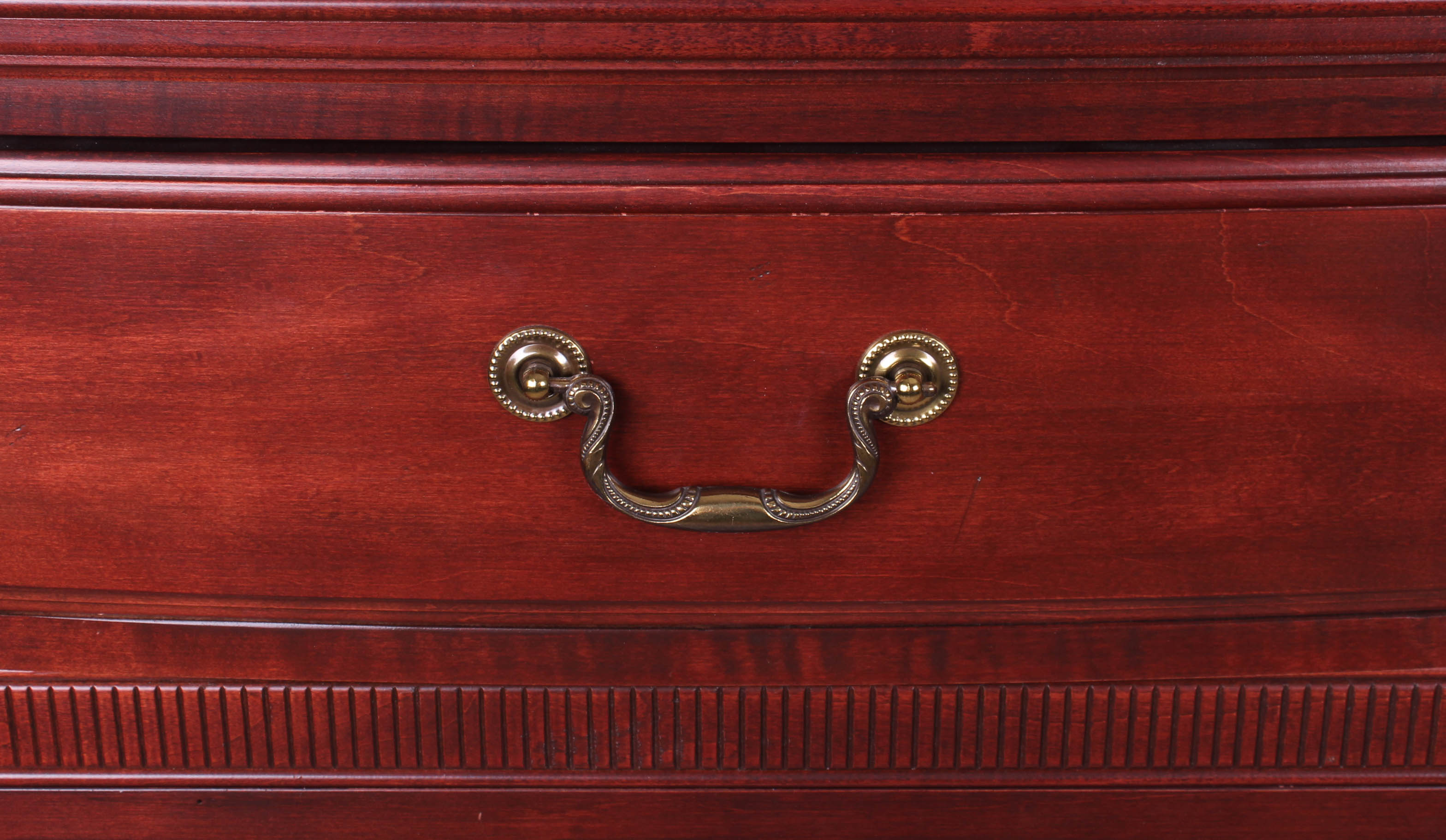 Durham Furniture Cherry Finish Dresser with Mirror