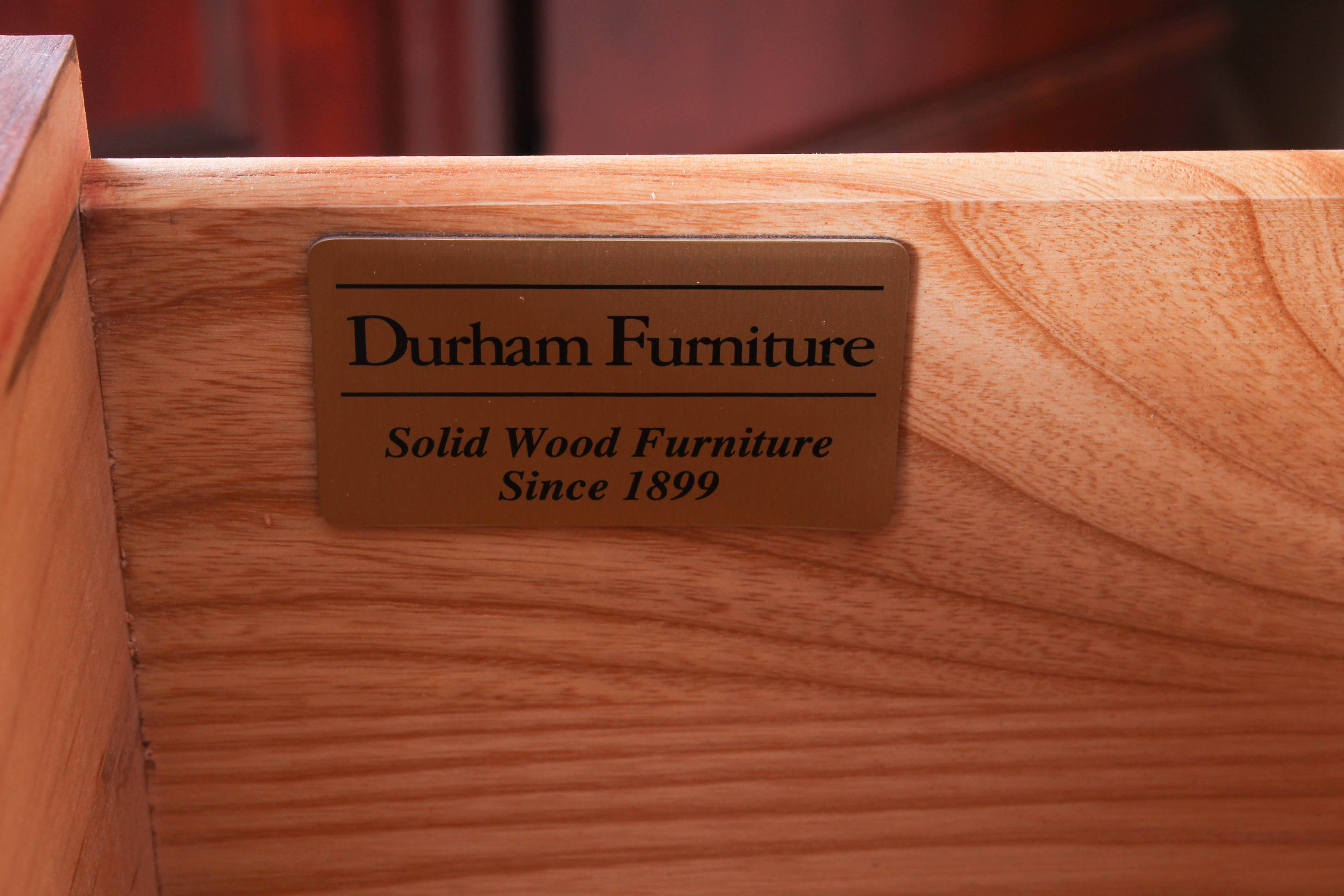 Durham Furniture Cherry Finish Dresser with Mirror