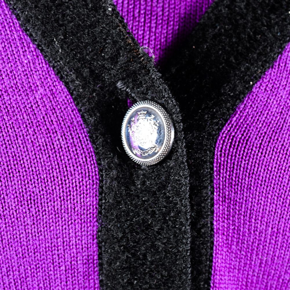 Escada Margaretha Ley Purple Cardigan and Shirt