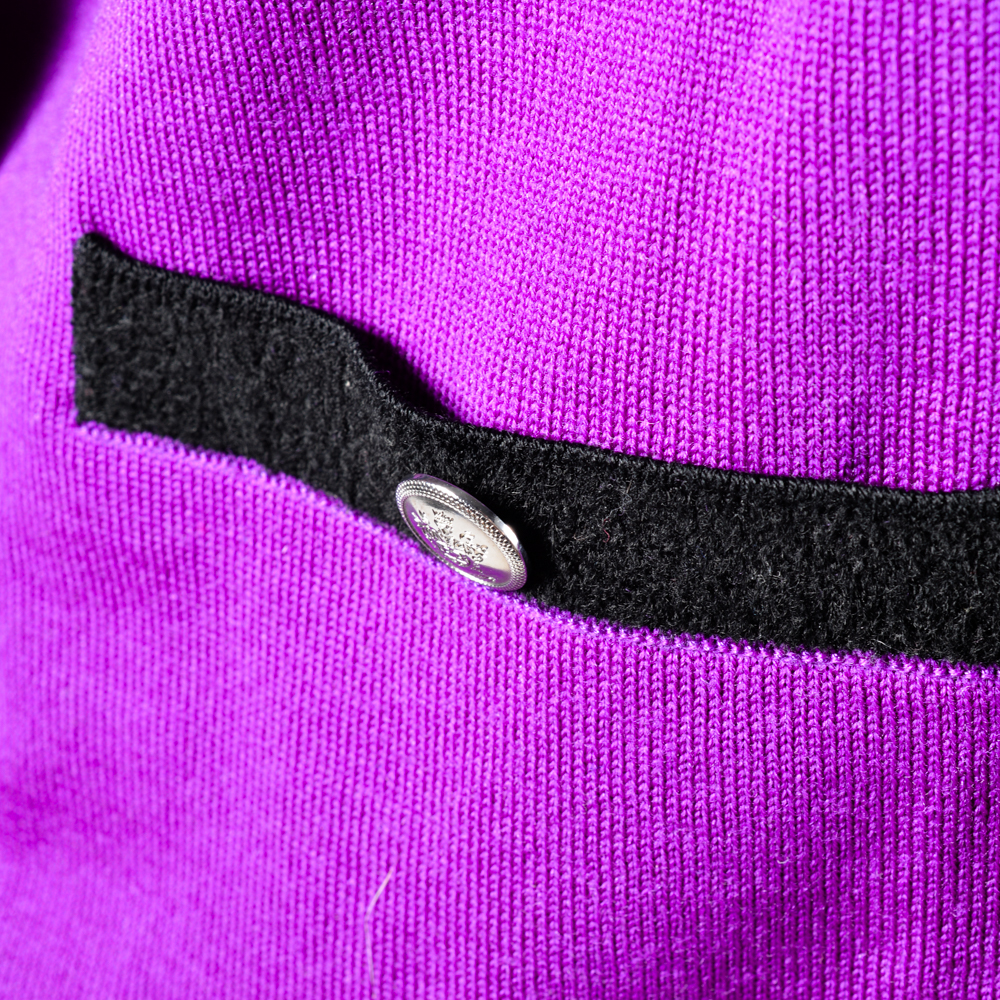 Escada Margaretha Ley Purple Cardigan and Shirt