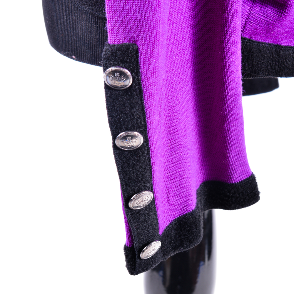 Escada Margaretha Ley Purple Cardigan and Shirt