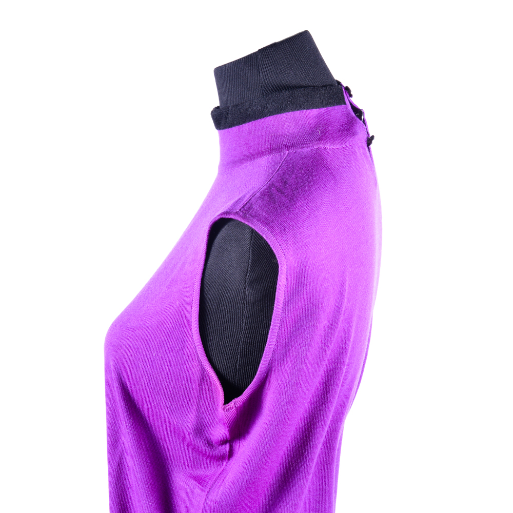 Escada Margaretha Ley Purple Cardigan and Shirt