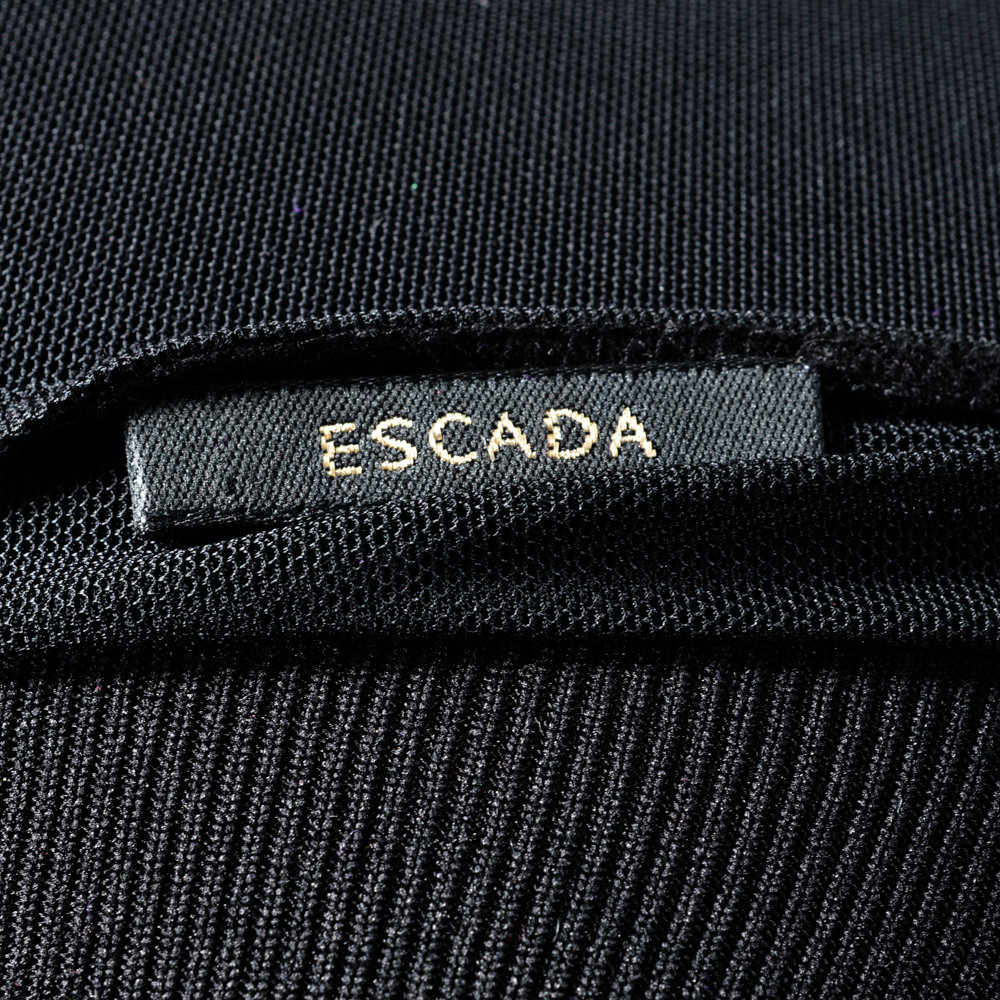 Escada Black Beaded Top