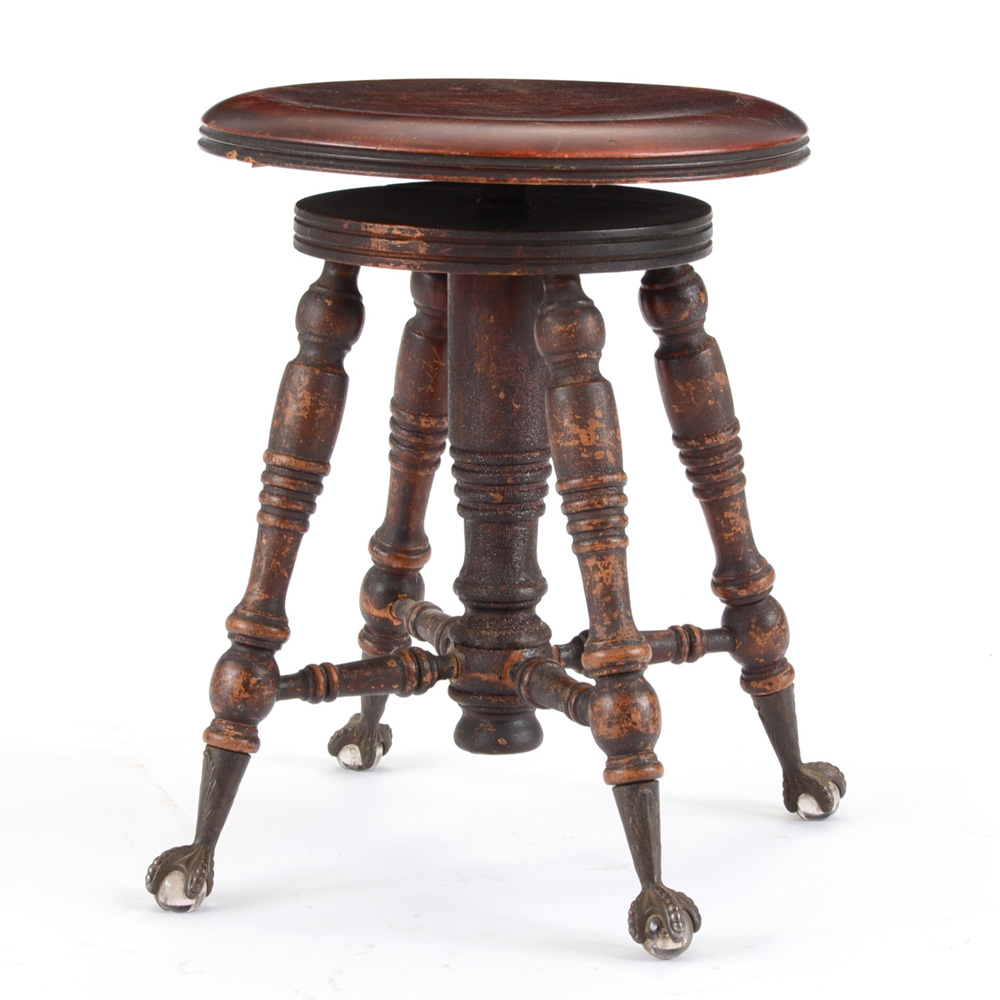 Claw and Ball Foot Piano Stool, Tonk Chicago & New York