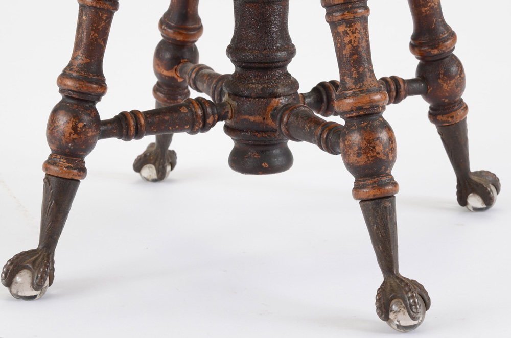 Claw and Ball Foot Piano Stool, Tonk Chicago & New York