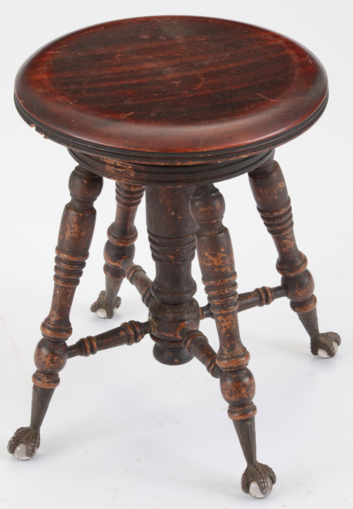 Claw and Ball Foot Piano Stool, Tonk Chicago & New York