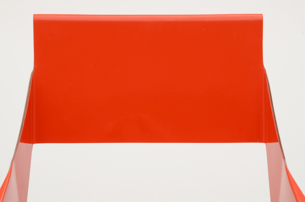 Markamoderna Red Enameled Metal Chair