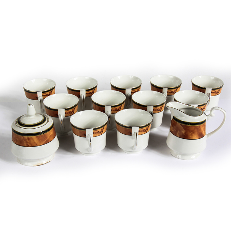 Retroneu "Wood Garland" Fine China Dishware Set