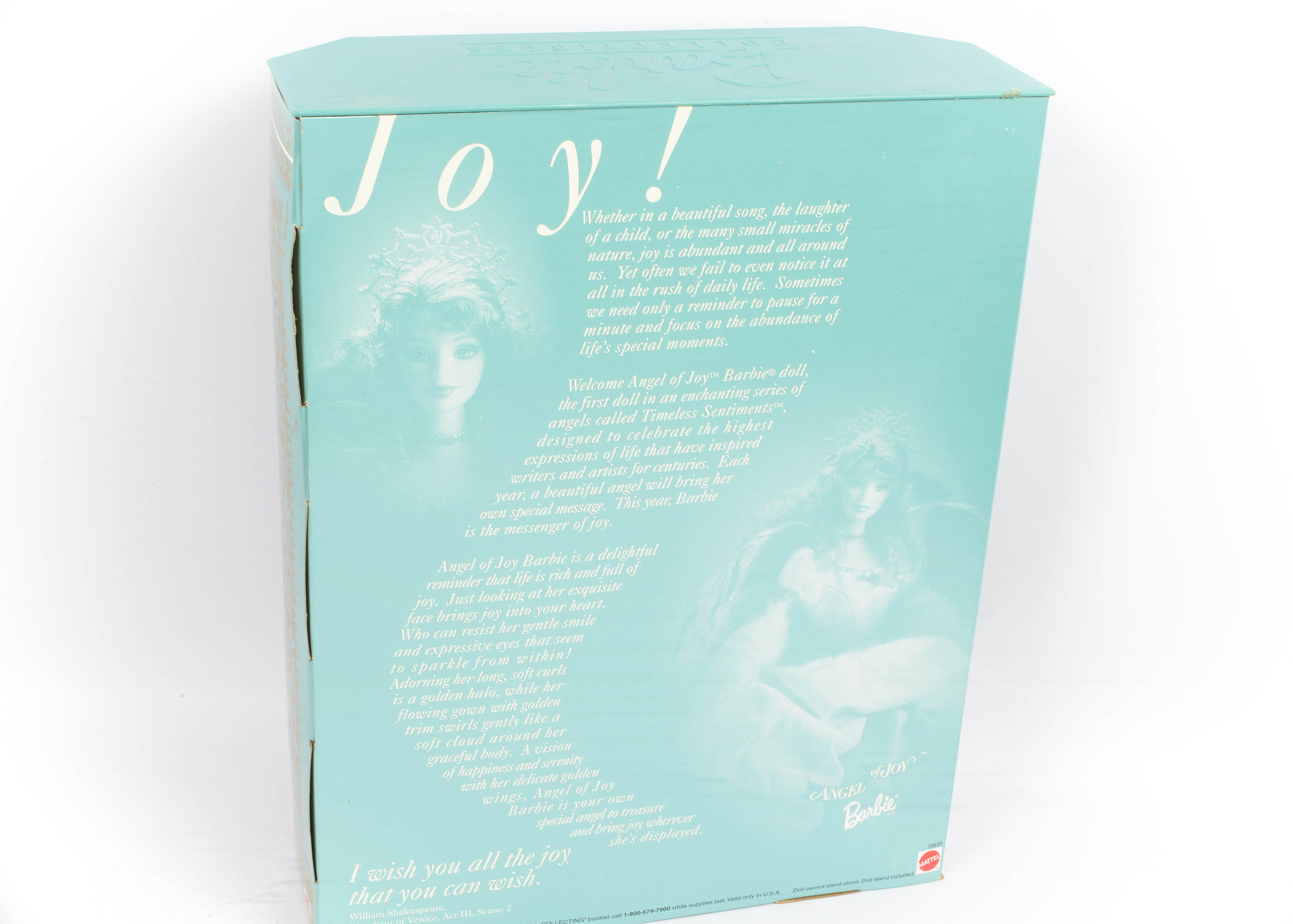 Timeless Sentiments Collection Angel of Joy Barbie Doll