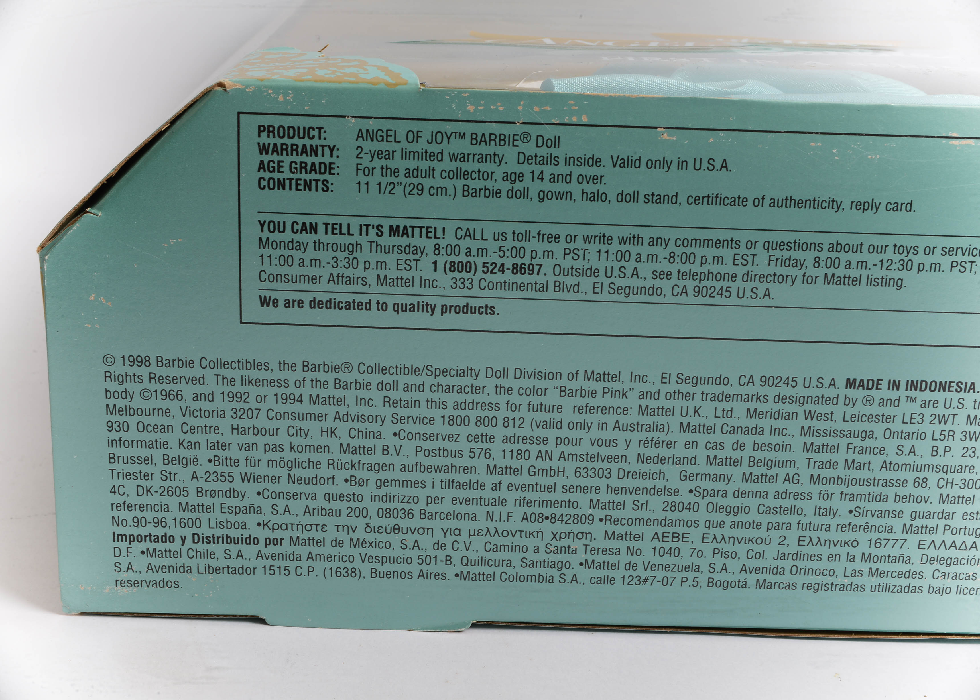 Timeless Sentiments Collection Angel of Joy Barbie Doll