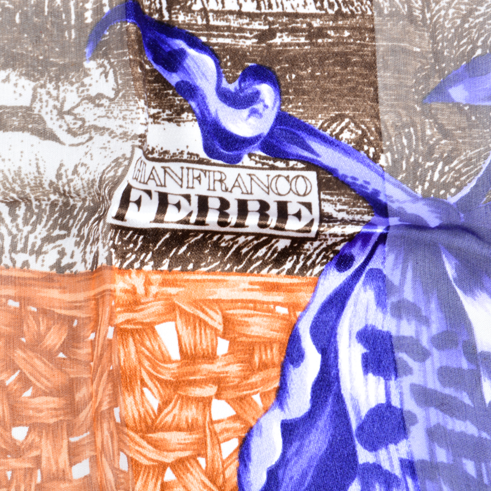 Gianfranco Ferre Printed Scarf