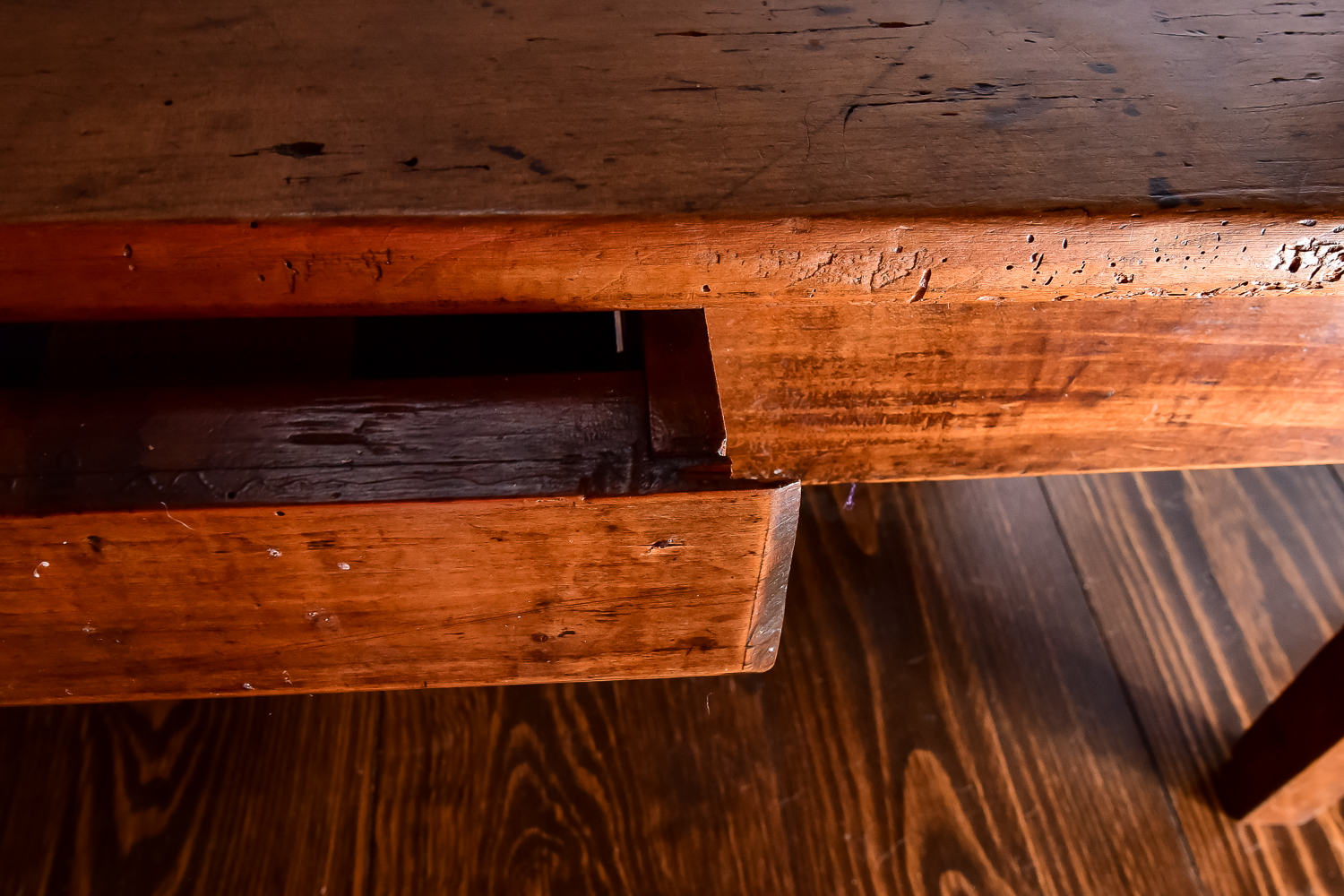 Antique French Cherry Coffee Table