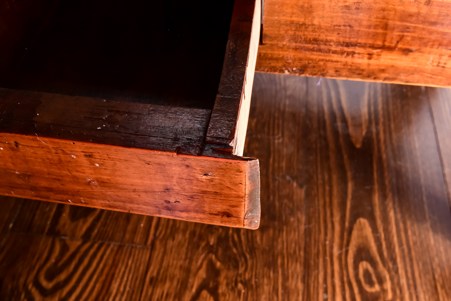 Antique French Cherry Coffee Table
