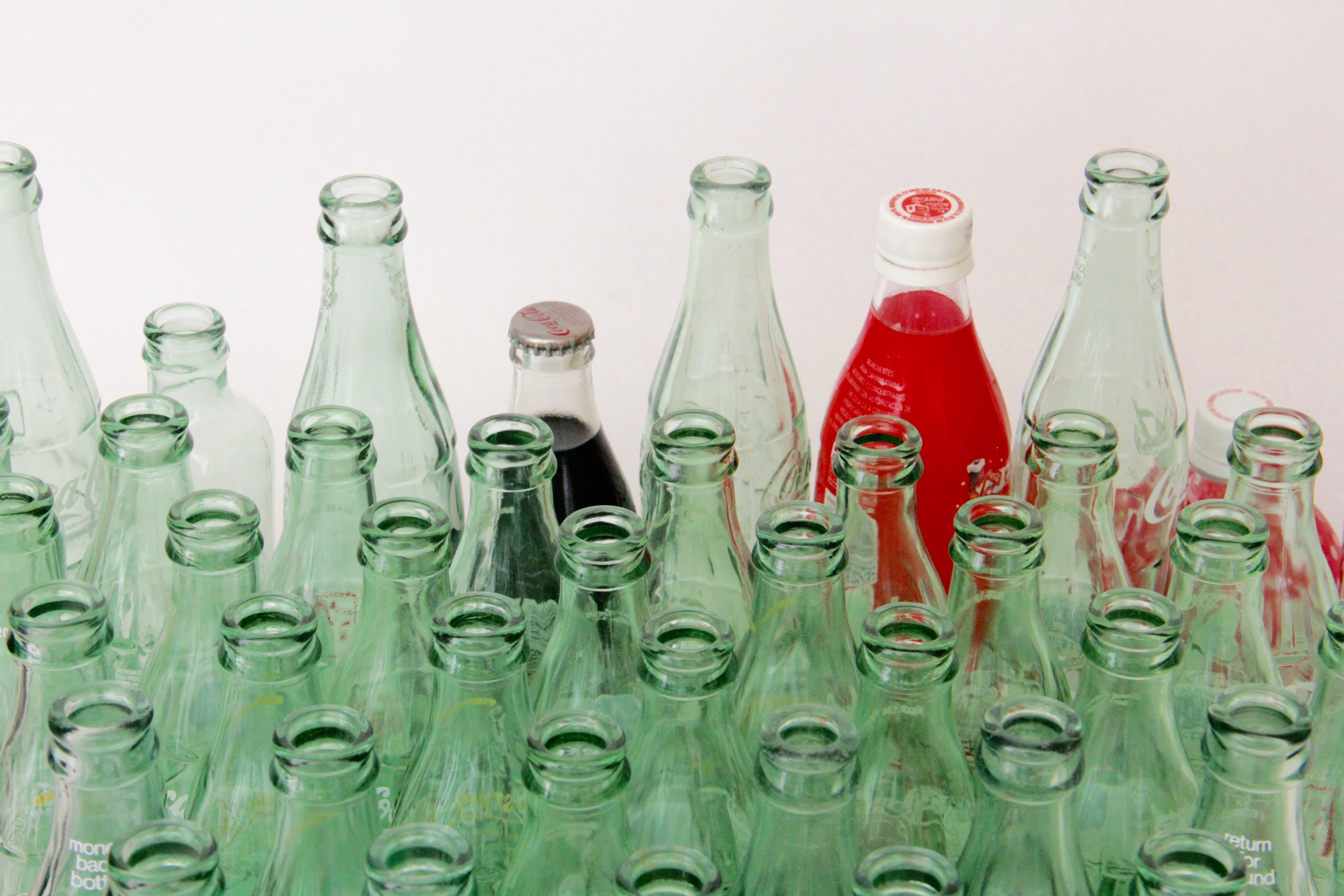 Collection of Coca-Cola Glass Bottles