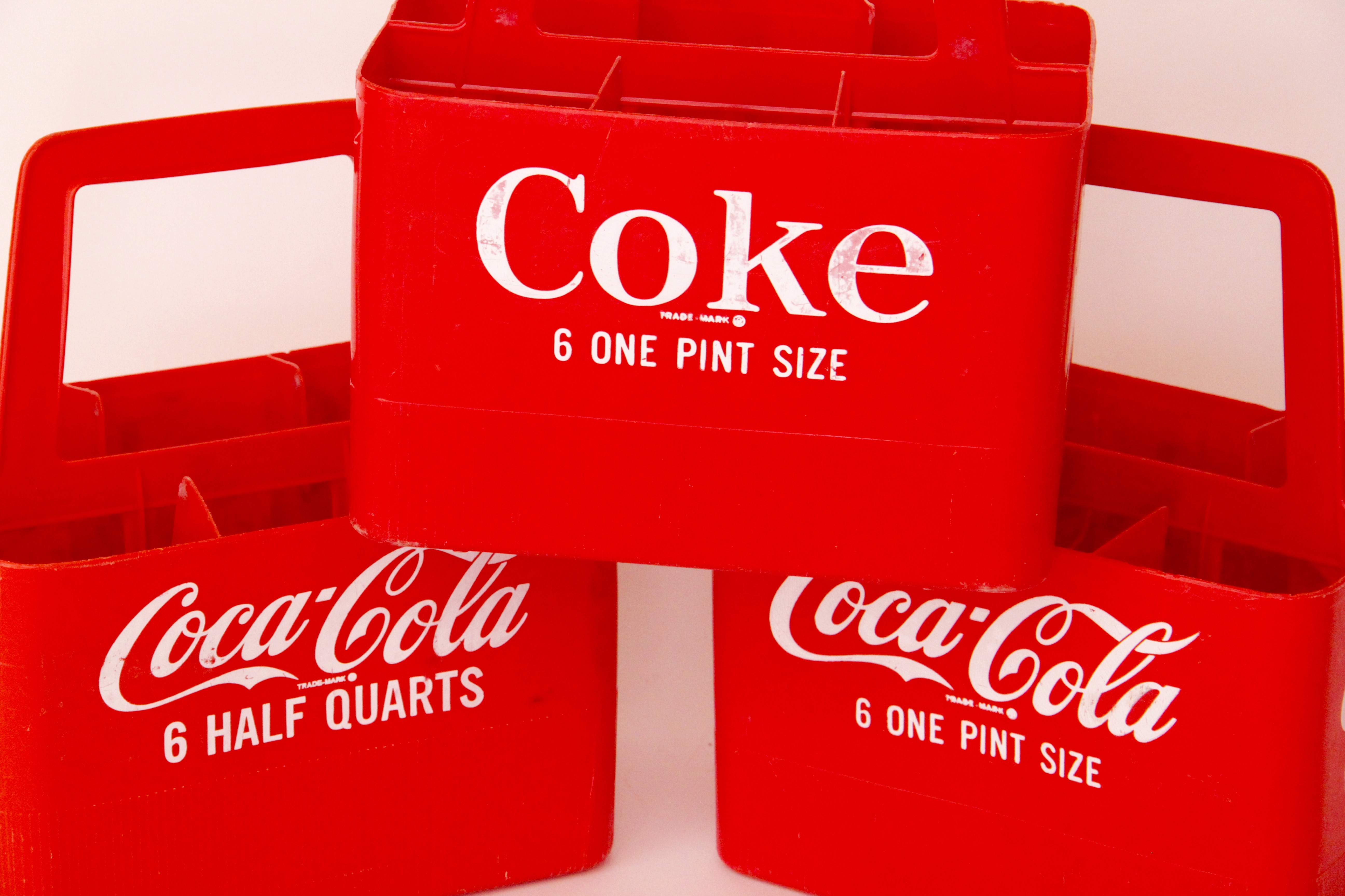 Collection of Coca-Cola Plastic Crates