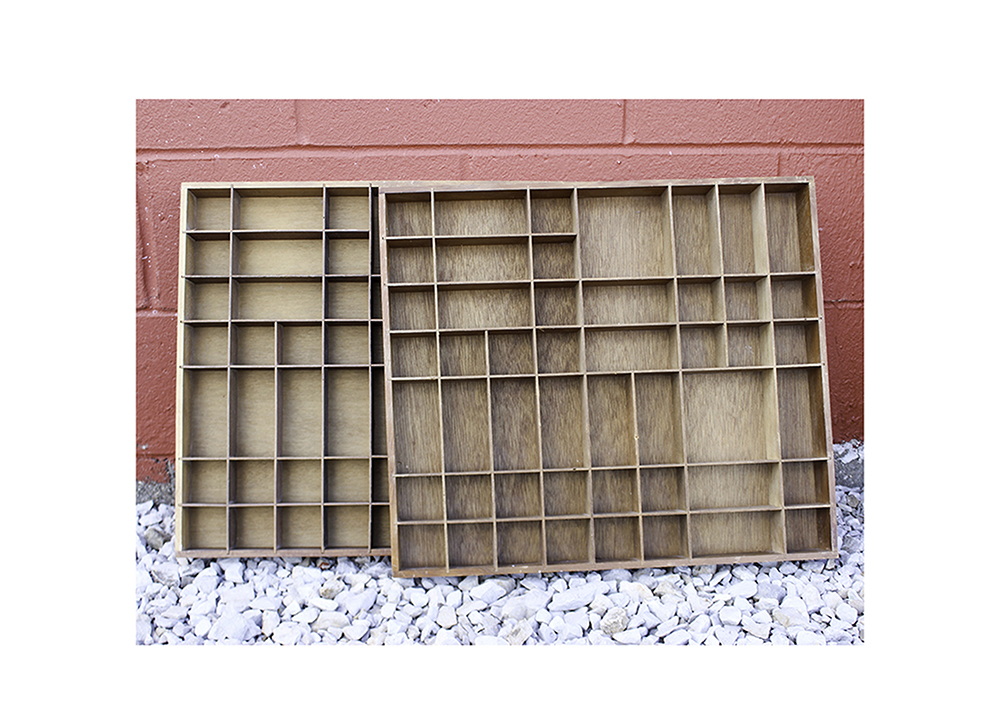 Pair of Trinket Display Shelves