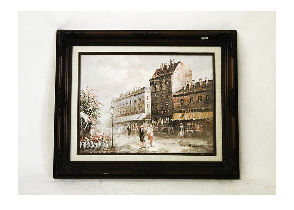 Framed Original Caroline Burnett Oil on Canvas Painting