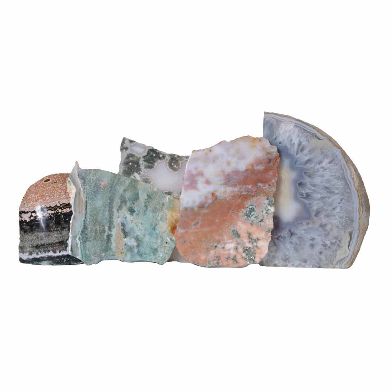 Polished Ocean Jasper and Agate