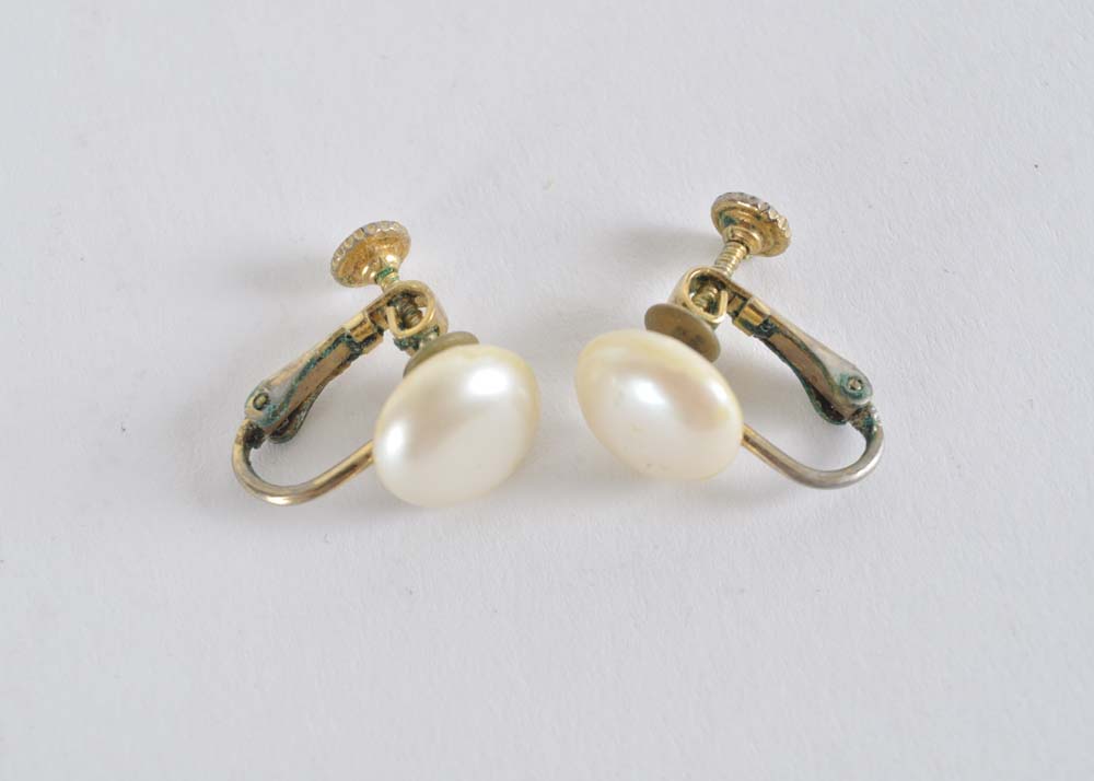 Collection of Costume Jewelry Earrings