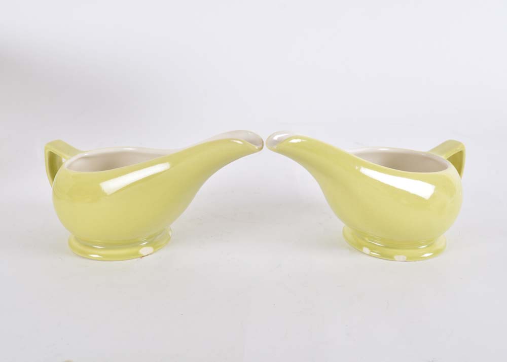 Red Wing Lotus Chartreuse Service for Eight