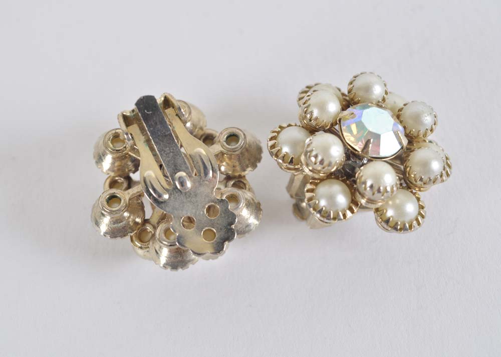 Collection of Costume Jewelry Earrings