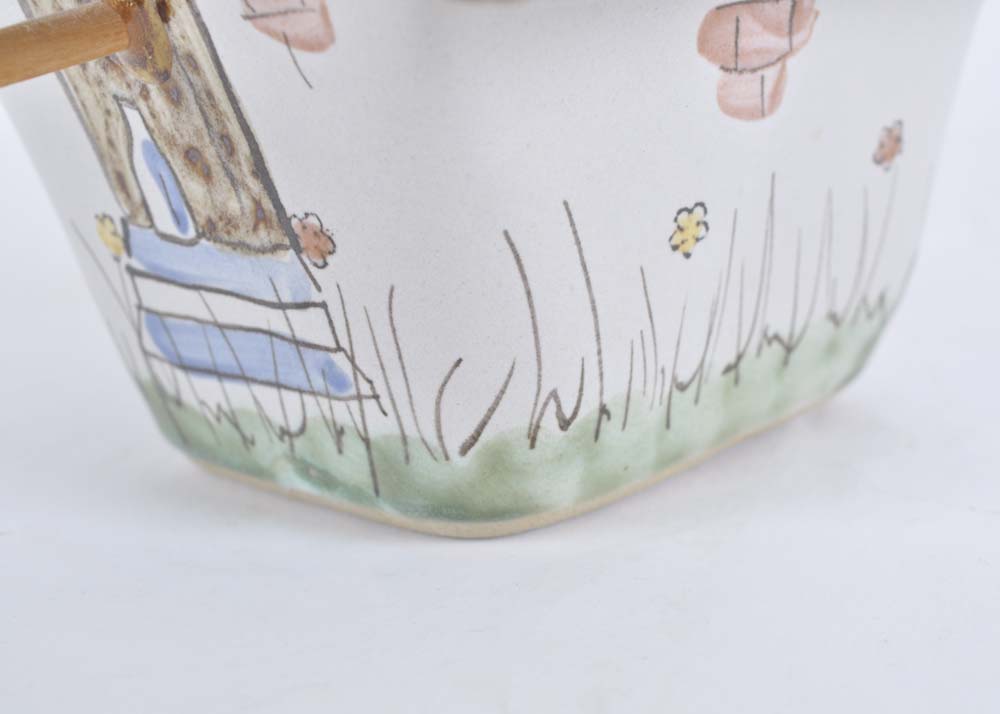 Louisville Stoneware Hand-Painted Birdhouse