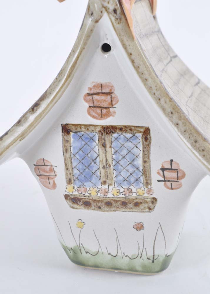 Louisville Stoneware Hand-Painted Birdhouse