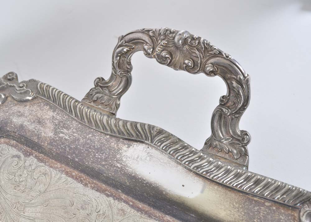 Sheridan Silverplate Holloware Tea Set