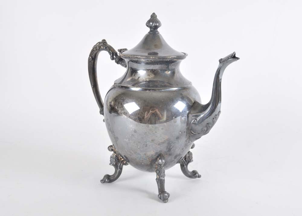 Sheridan Silverplate Holloware Tea Set