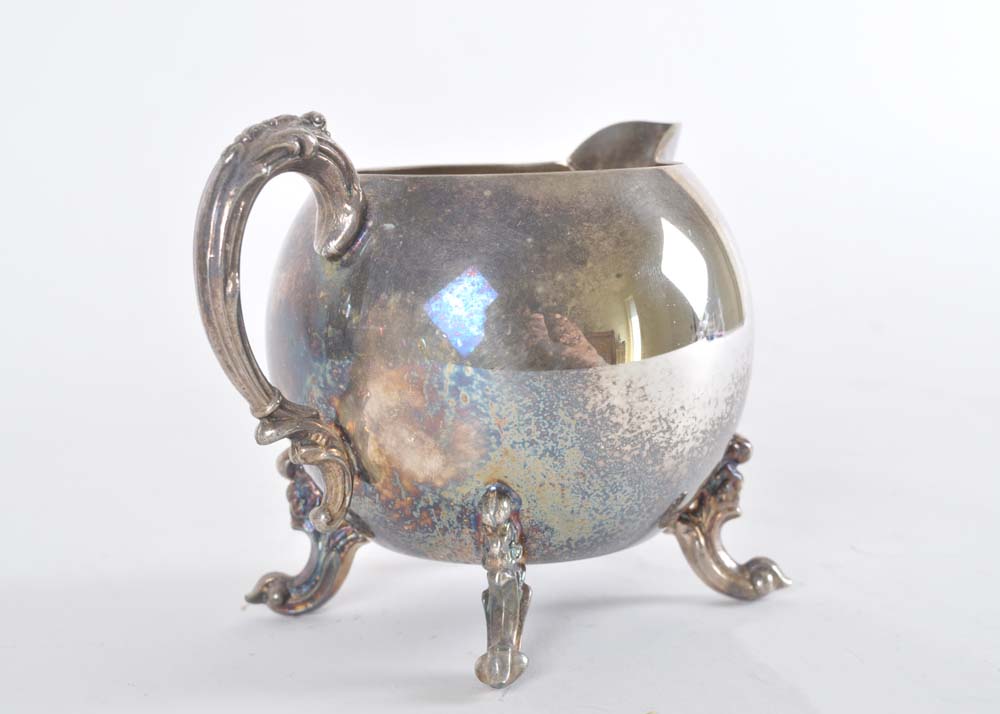 Sheridan Silverplate Holloware Tea Set