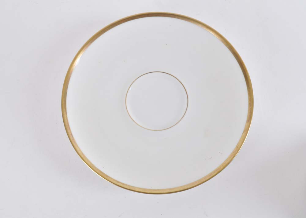 Quintet of Rosenthal Elegante Footed Cup and Saucer Sets