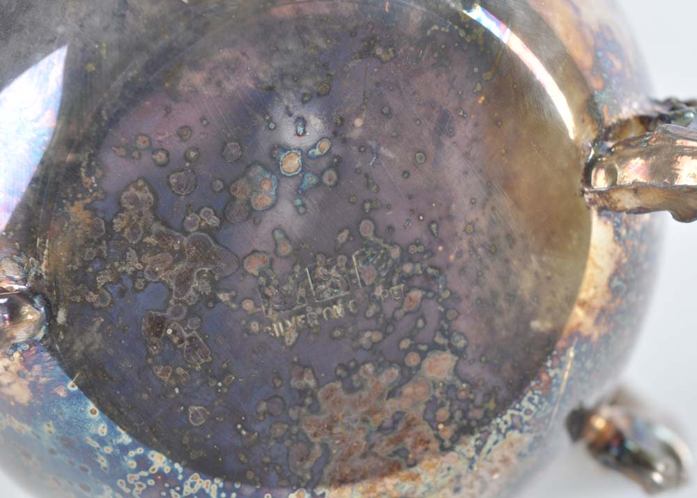 Sheridan Silverplate Holloware Tea Set