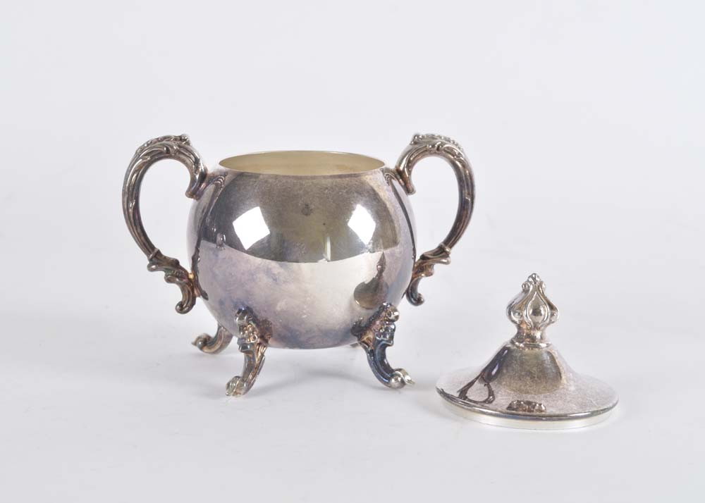 Sheridan Silverplate Holloware Tea Set