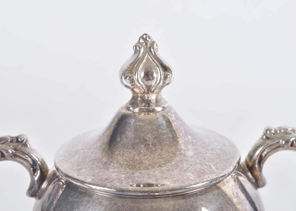 Sheridan Silverplate Holloware Tea Set