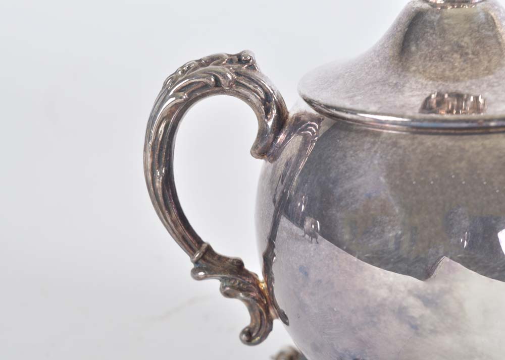 Sheridan Silverplate Holloware Tea Set