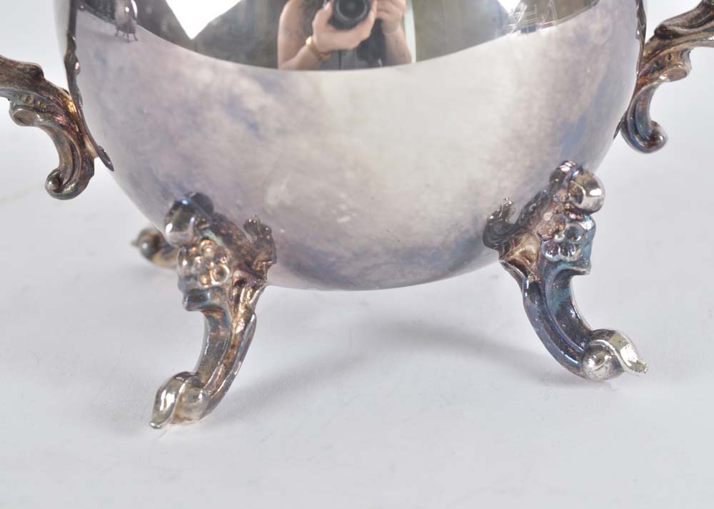 Sheridan Silverplate Holloware Tea Set