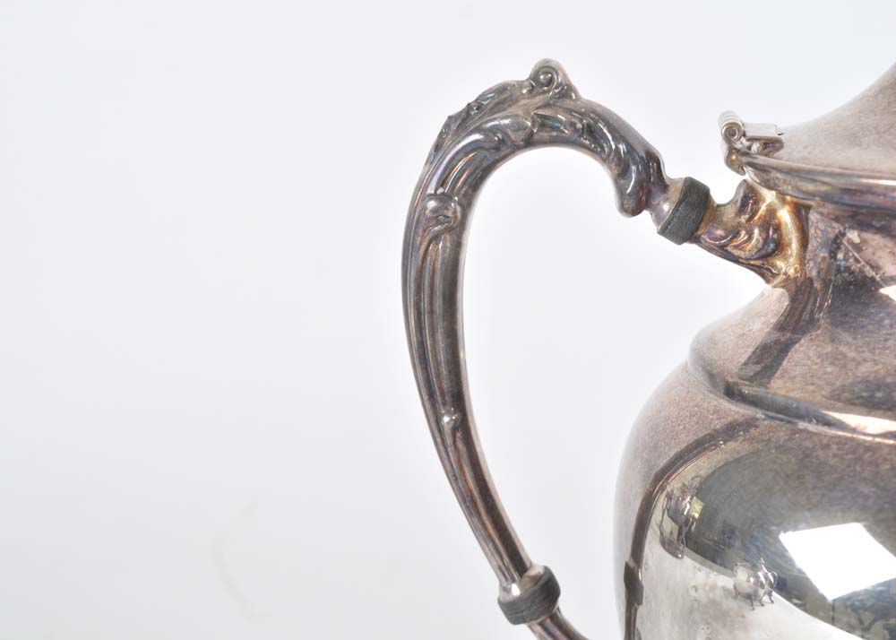 Sheridan Silverplate Holloware Tea Set