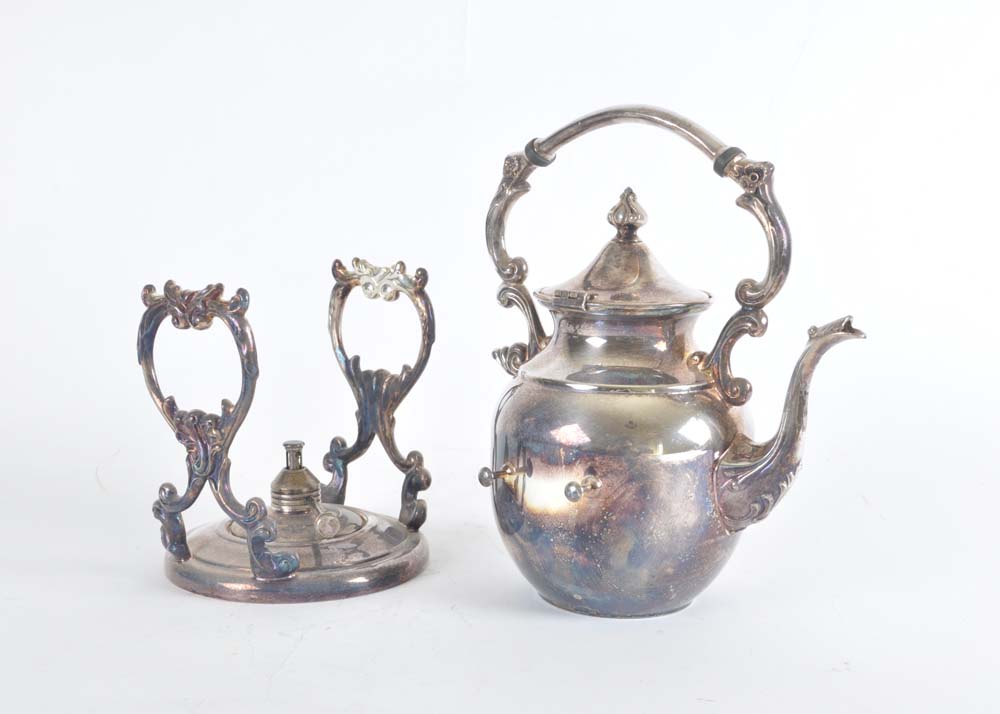 Sheridan Silverplate Holloware Tea Set