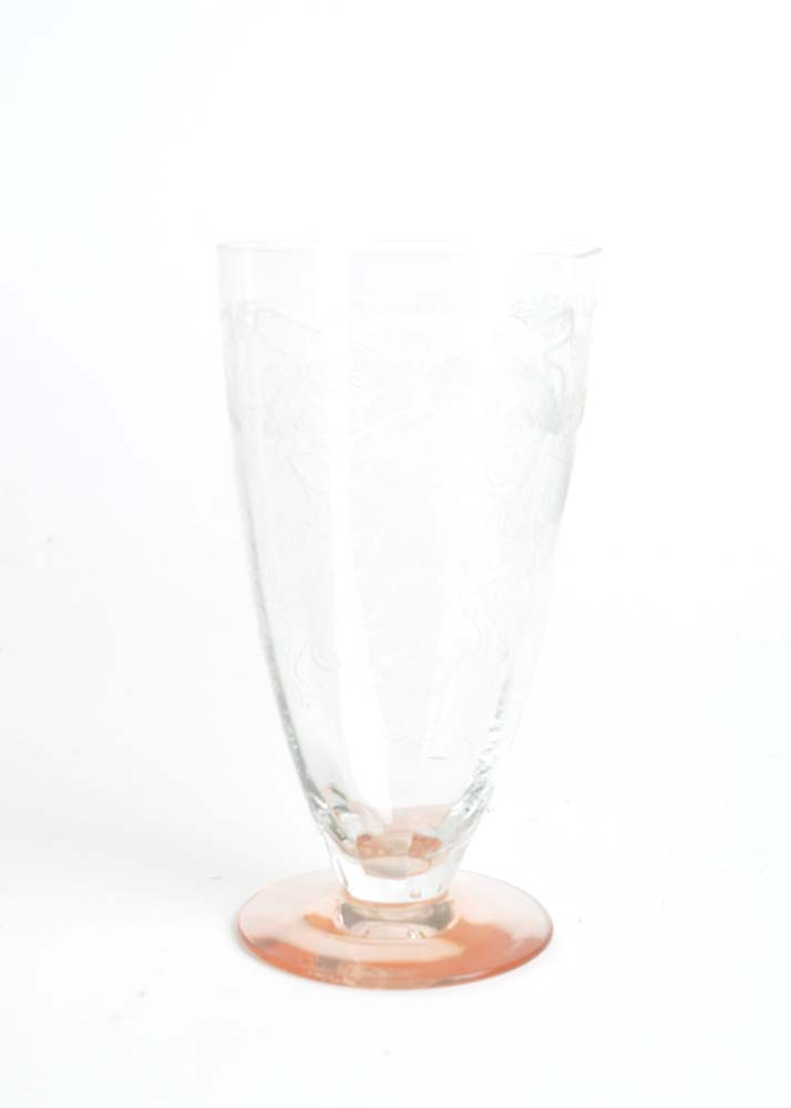 Collection of Pink Glassware