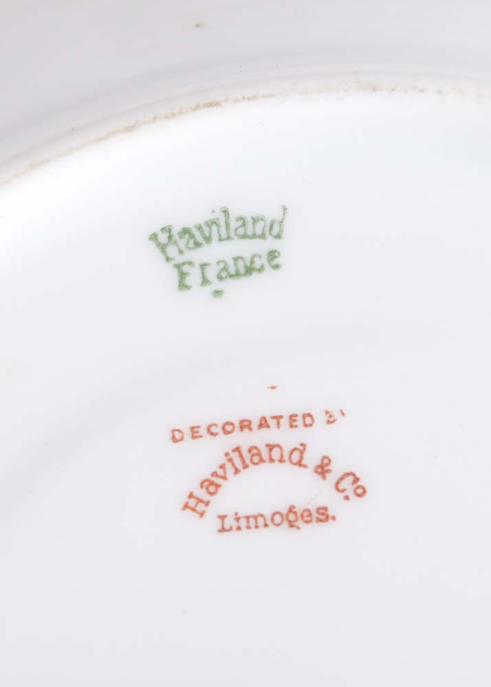 Partial Set of Haviland Limoges China Including Serving Pieces