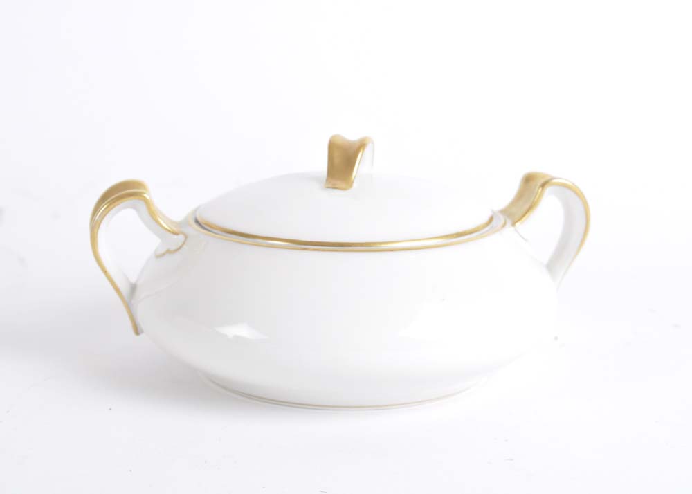 Partial Set of Haviland Limoges China Including Serving Pieces