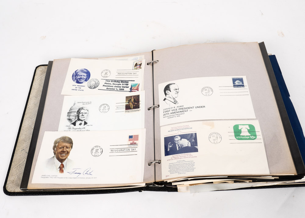 Assortment of Presidential Stamps and Ephemera