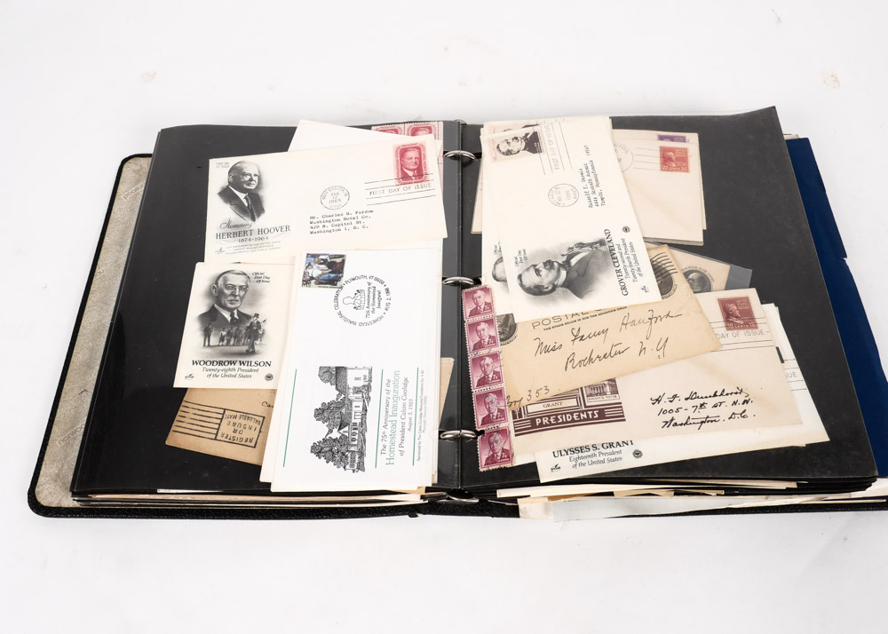 Assortment of Presidential Stamps and Ephemera