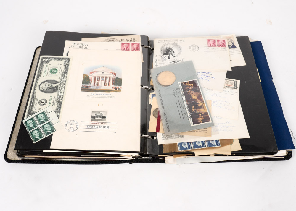 Assortment of Presidential Stamps and Ephemera