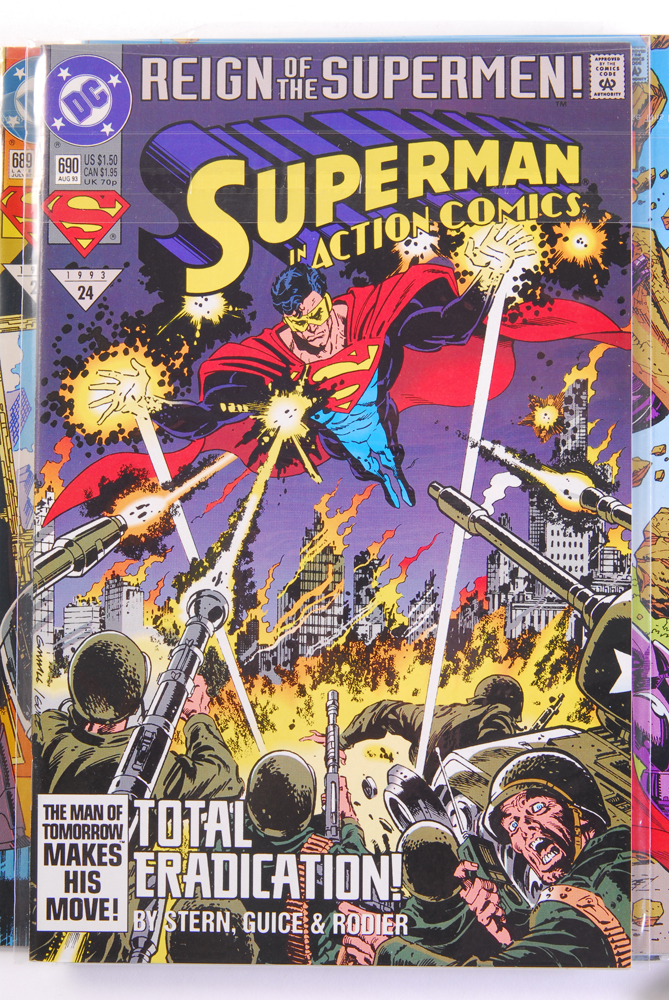 Assortment of Modern DC Action Comics