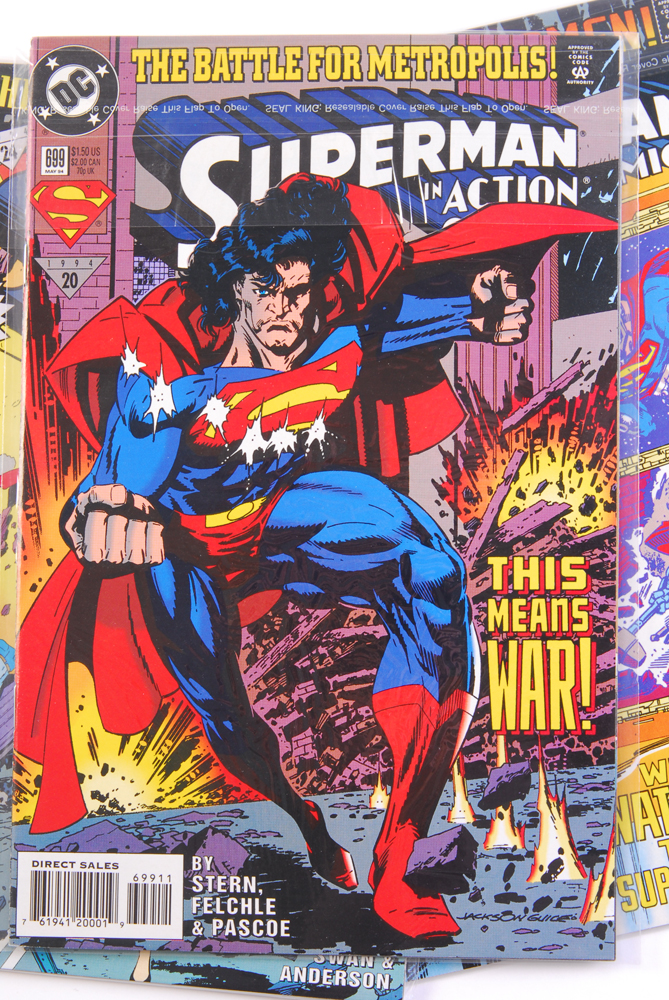 Assortment of Modern DC Action Comics