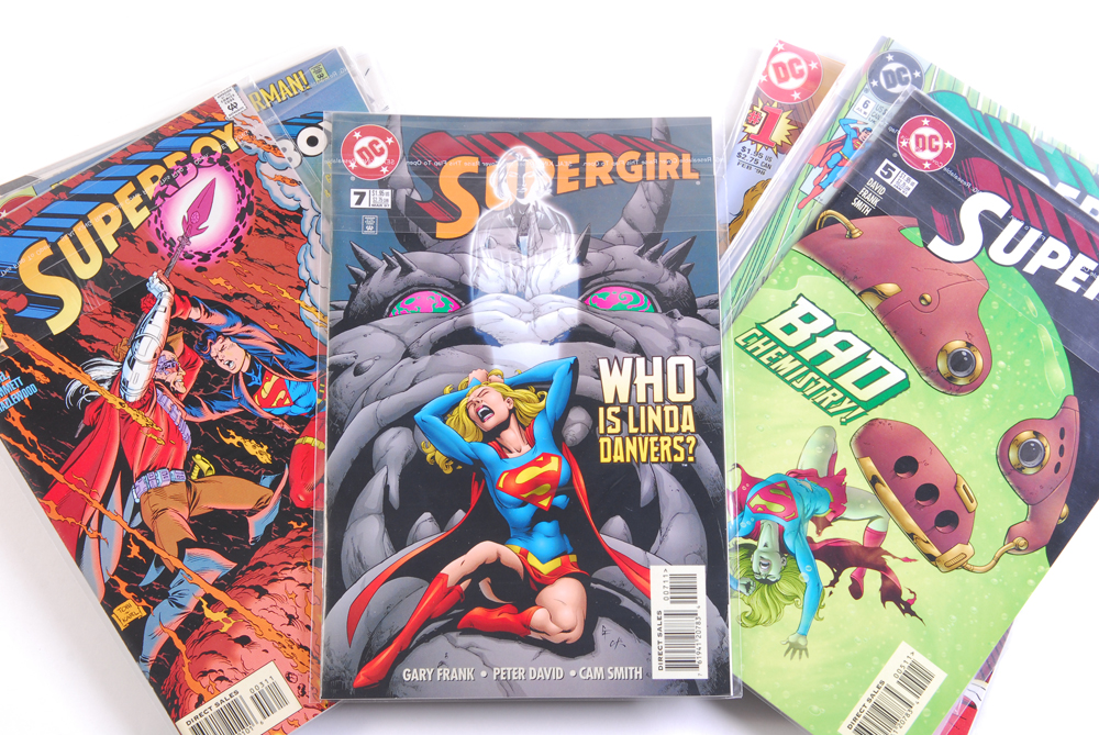 Modern DC Supergirl and Superboy Comics